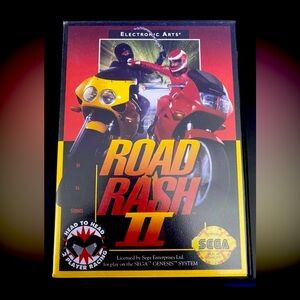 Vintage Road Rash II Sega Genesis Game (no manual)